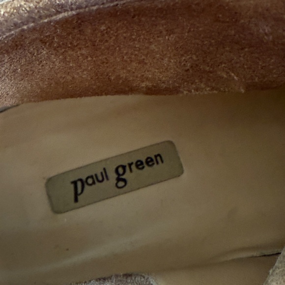PAUL GREEN TAN SUEDE BOOTIES - Picture 4 of 7